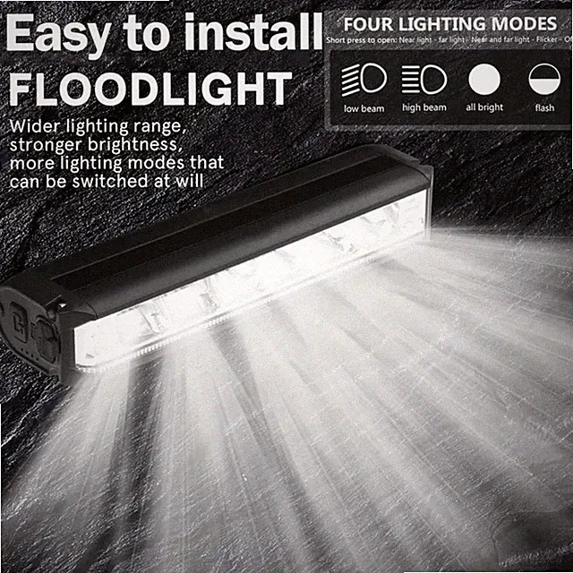 Bicycle Light 8000mAh EOS610 640 Bike Light Waterproof Flashlight USB Charging M