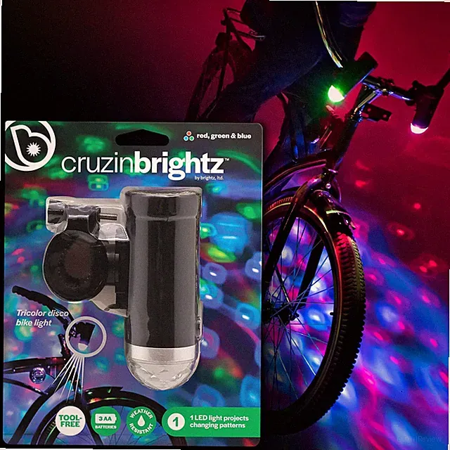 Disco Bike Lights LED Bicycle Lights RGB Burning Man Lights BMX Bike Accessor...