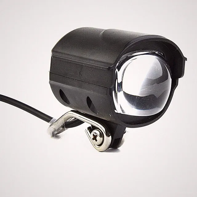 Electric Bike LED Front Light E-Scooter Bicycle Waterproof Horn Headlight