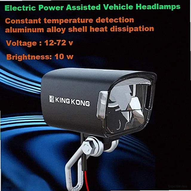 Headlights for Electric Bicycles, with Cut-Off Line, Anti Glare Single Lamp