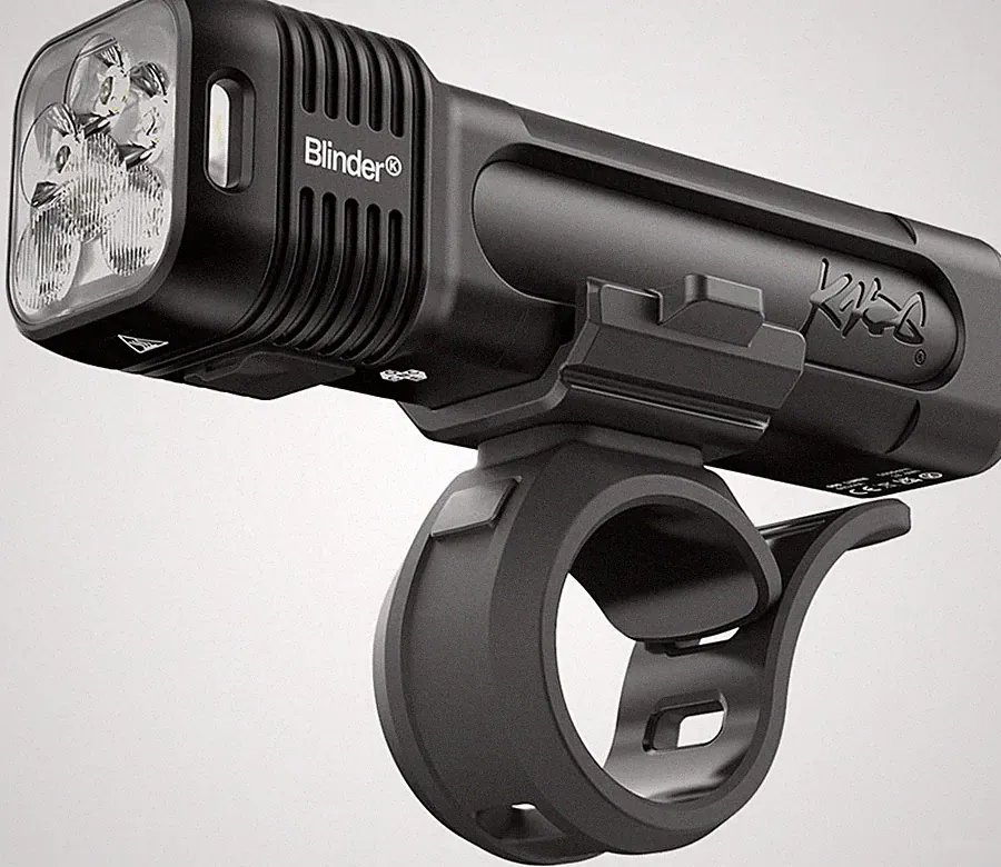 Knog Blinder 1400 All-Road Gravel Bike Light - 1400 Lumens, Waterproof, USB-C