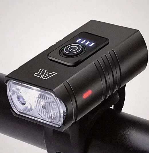 LED Bicycle Front Light Type-C Rechargeable MTB Road Bike Head Bicycle Headlight
