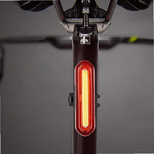 LED Bike Tail Light USB Charging Rear Warning Lamp MTB Road Bicycle Light
