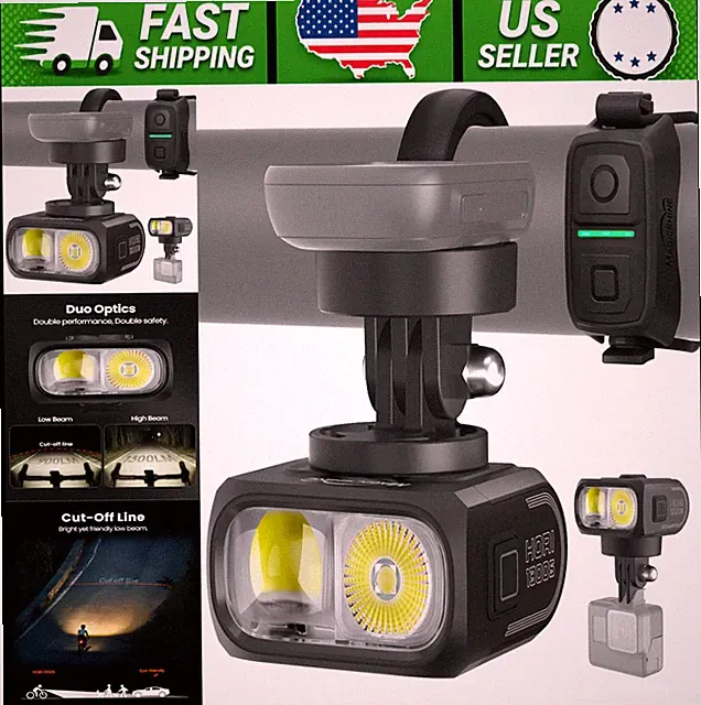 Magicshine Bike Headlight 1300 Lumens USB-C Rechargeable Waterproof