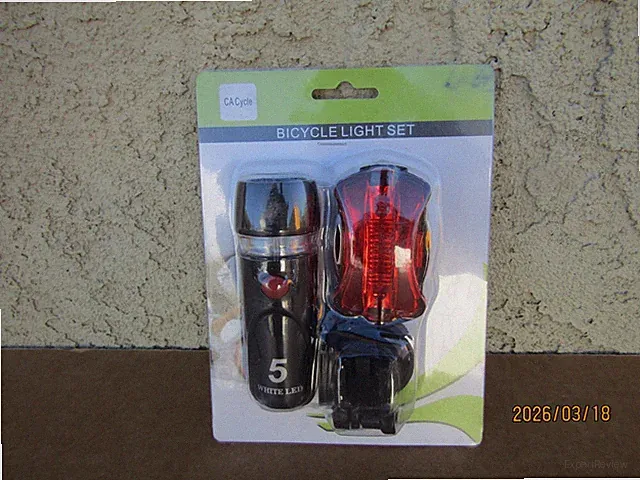 NEW BICYCLE LIGHT SET FOR LOWRIDER, CRUISER, BMX, MTB,CHOPPER TRICYCLE , ETC.