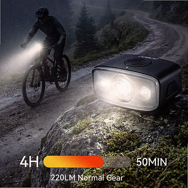 ROCKBROS Bicycle Front Light 1200LM Anti-glare For Folding Mountain Road Bike