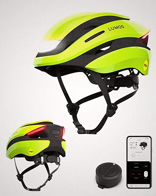 Smart Bike Helmet LED Lights Turn Signals Road Adult M L Lumos Ultra Front Back