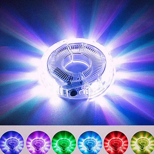 Waterproof LED Bicycle Wheel Light Smart Switch Kids Balance Bike Light 7 Color